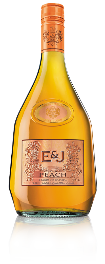 Bottle of E&J Peach