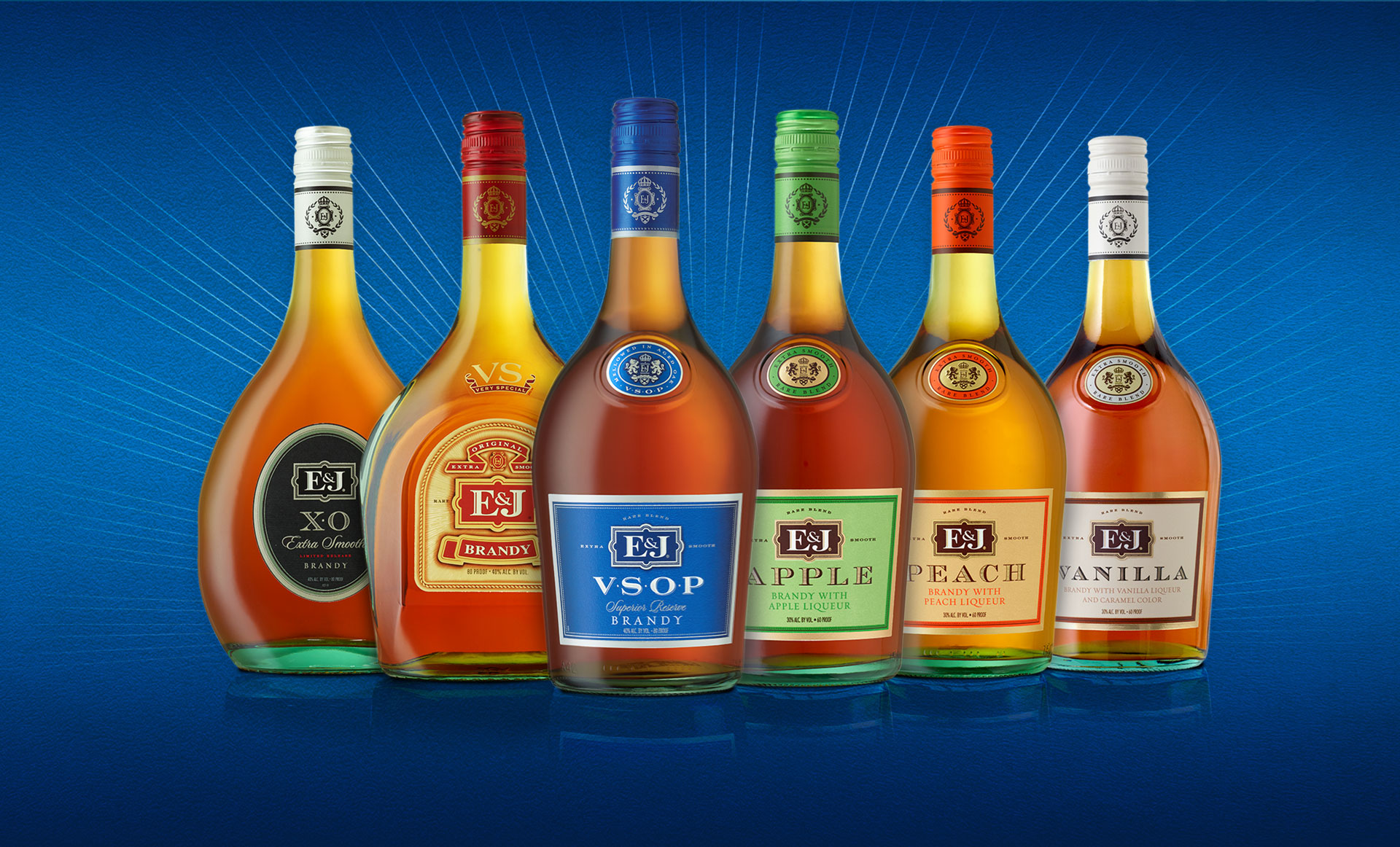 old E&J bottles